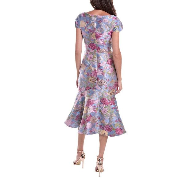 Theia WomensLogen Cocktail Dress, Purple